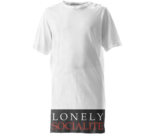 LONELY SOCIALITE LOGO LONG TEE
